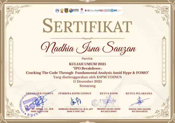 Kuliah Umum Pasar Modal